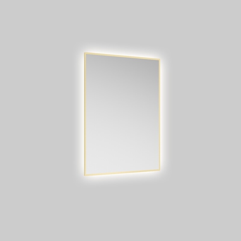 ECHO Rectangle 500x700 LED Mirror Gold