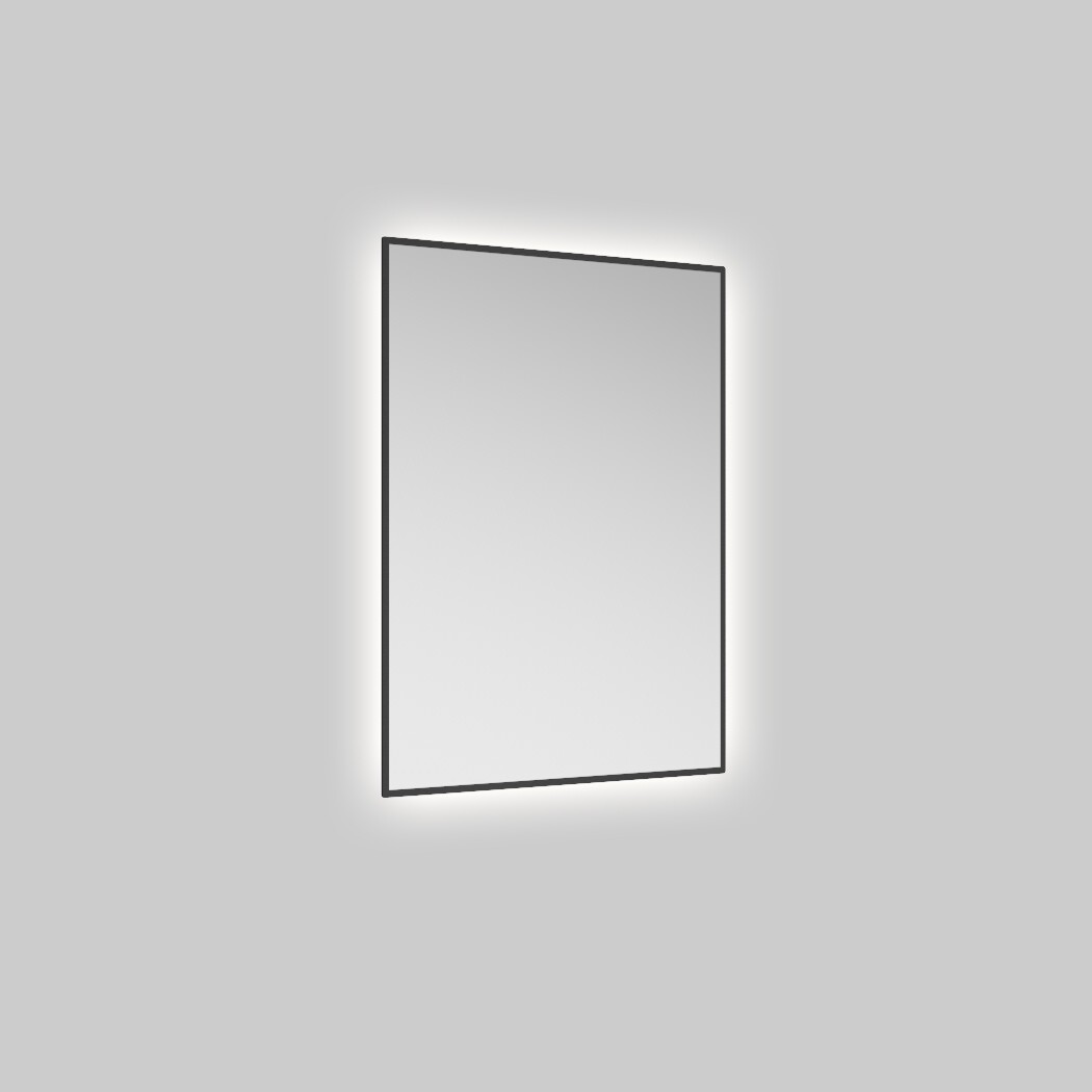 ECHO Rectangle 500x700 LED Mirror Black