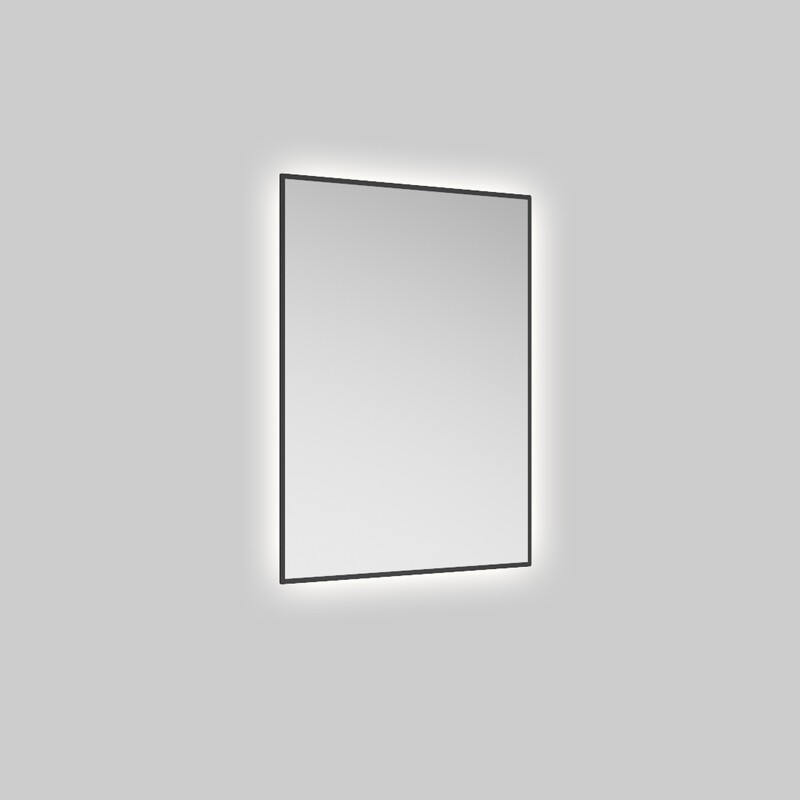 ECHO Rectangle 500x700 LED Mirror Black