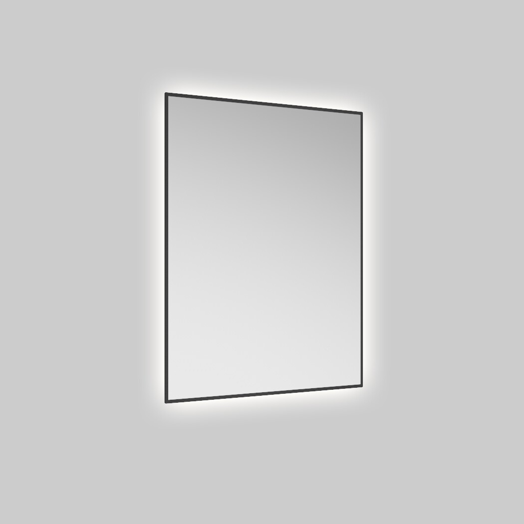 ECHO Rectangle 600x800 LED Mirror Black