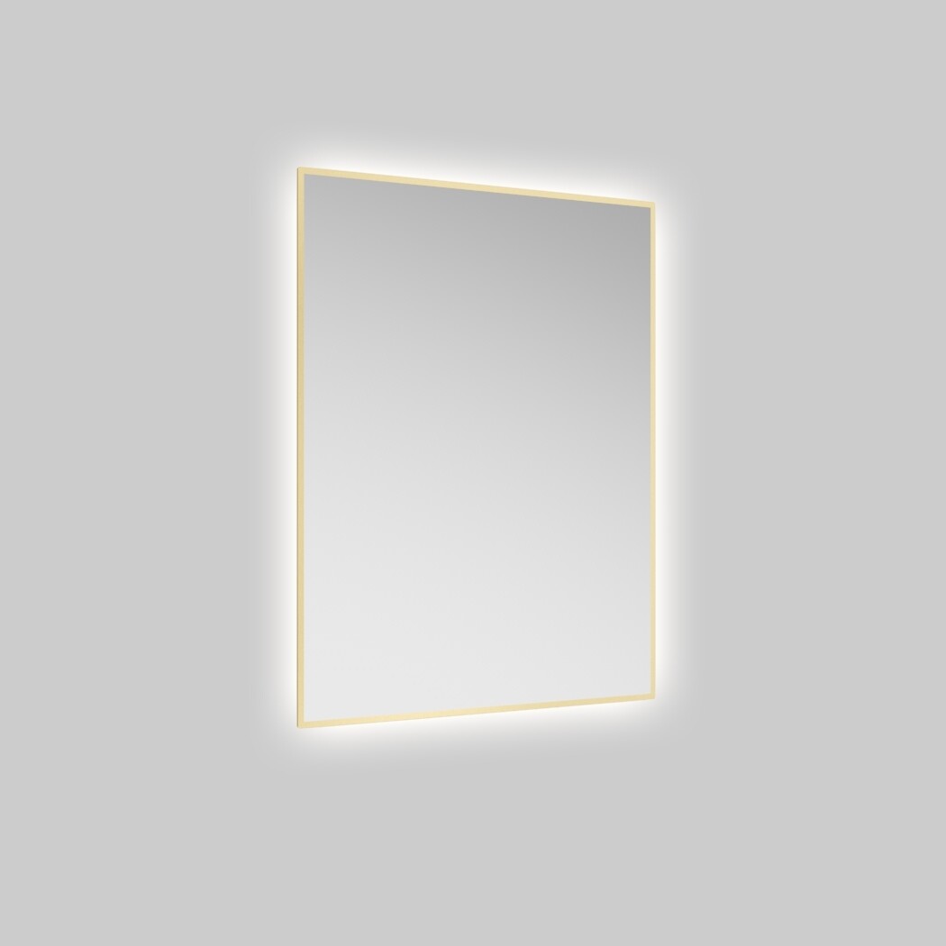 ECHO Rectangle 600x800 LED Mirror Gold