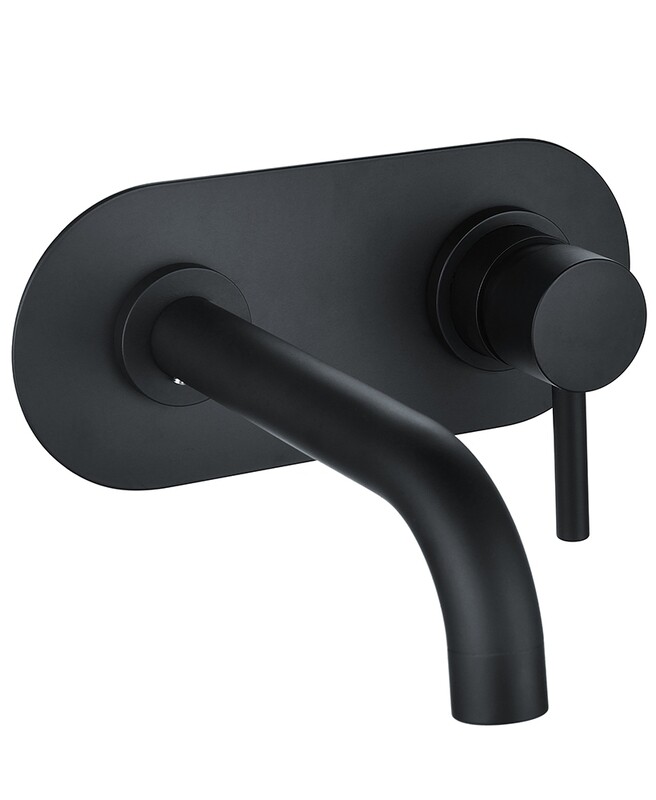 SONAS Harrow Wall Mounted Basin Mixer Matt Black SONAS Harrow Wall Mounted Basin Mixer Matt Black