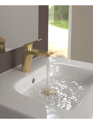 SONAS Jasmin Basin Mixer Brushed Gold