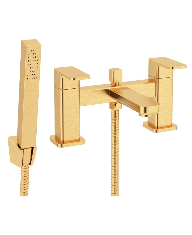 SONAS Contour Bath Shower Mixer Brushed Gold
