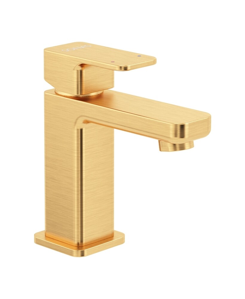 SONAS Contour Cloakroom Basin Mixer Brushed Gold