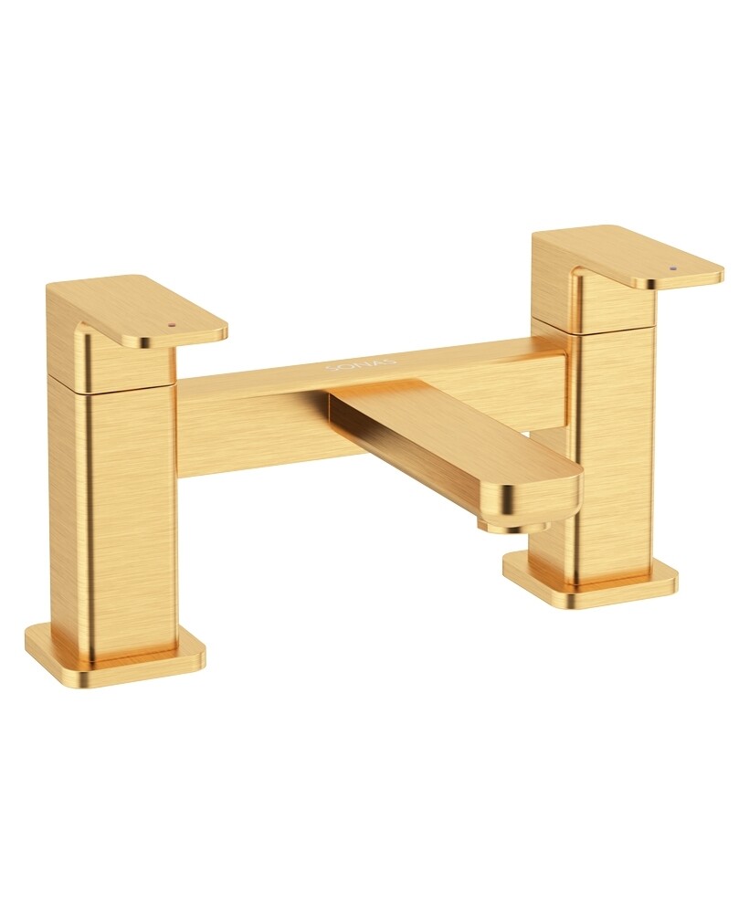 SONAS Contour Bath Filler Brushed Gold