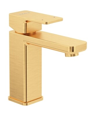 SONAS Contour Basin Mixer Brushed Gold