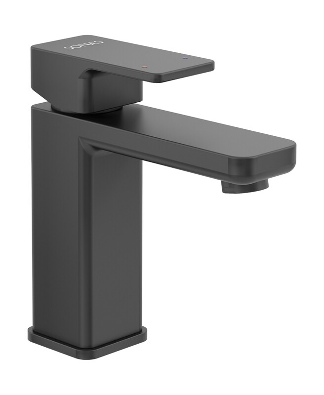 SONAS Contour Basin Mixer Matt Black