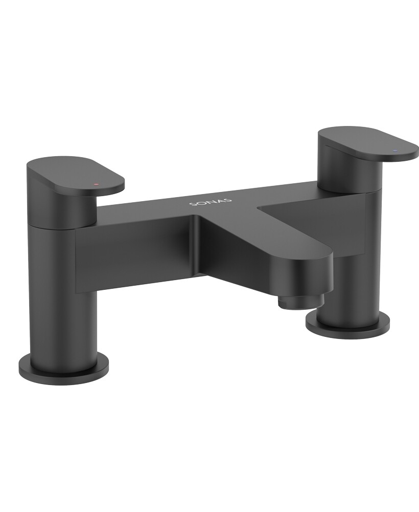 SONAS Norfolk Bath Filler Matt Black