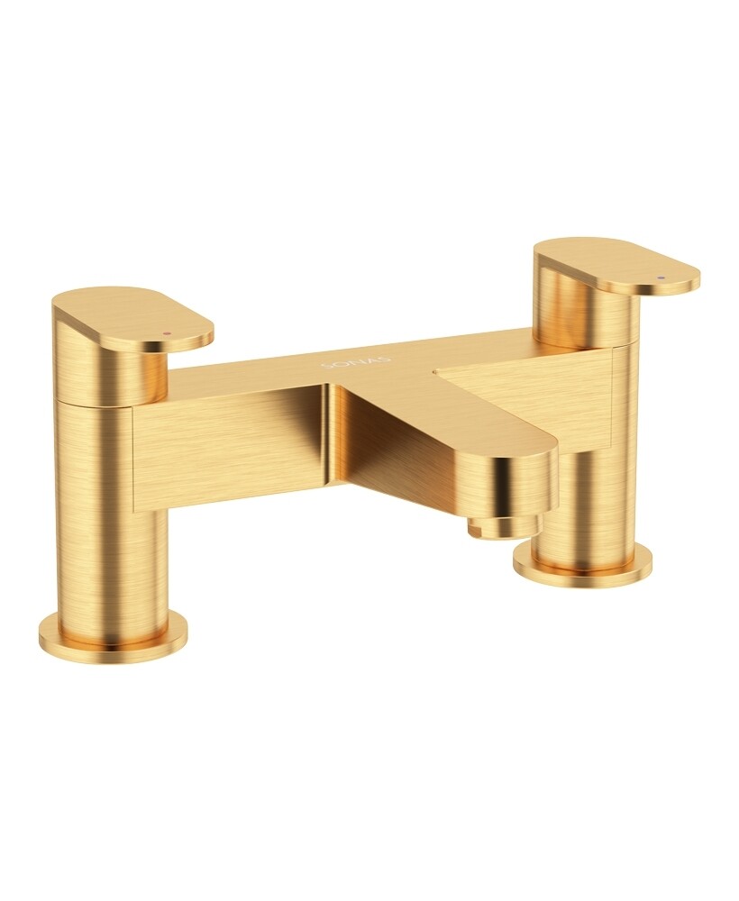SONAS Norfolk Bath Filler Brushed Gold