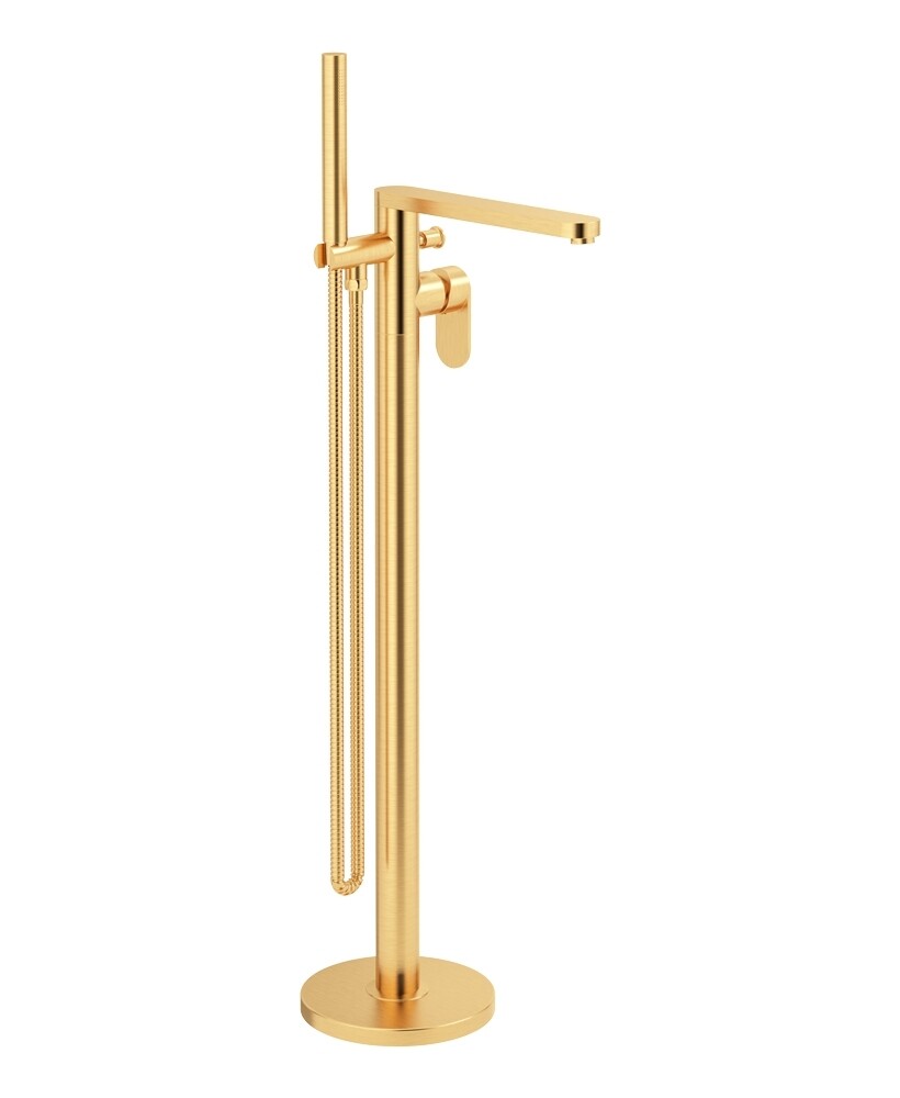 SONAS Norfolk Floor Standing Bath Shower Brushed Gold