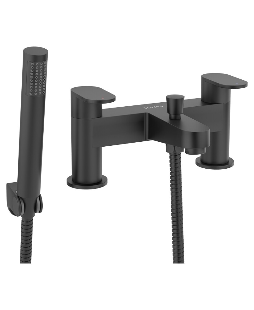 SONAS Norfolk Bath Shower Mixer Matt Black