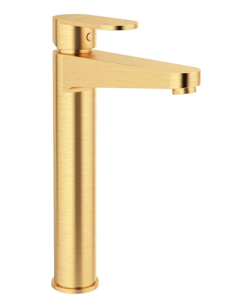 SONAS Norfolk Large Freestanding Basin Mixer Brushed Gold