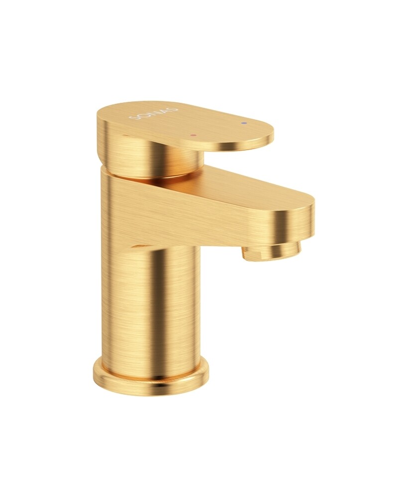 SONAS Norfolk Cloakroom Basin Mixer Brushed Gold