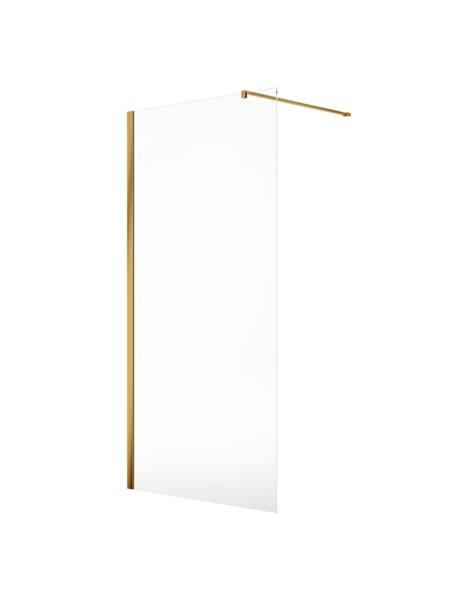 SONAS Aspect Brushed Gold Wet Room Panel 700-1000, Size: 700