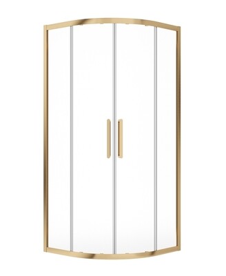 SONAS Aspect Brushed Gold Two Door Quadrant Shower Door SONAS Aspect Brushed Gold Two Door Quadrant Shower Door