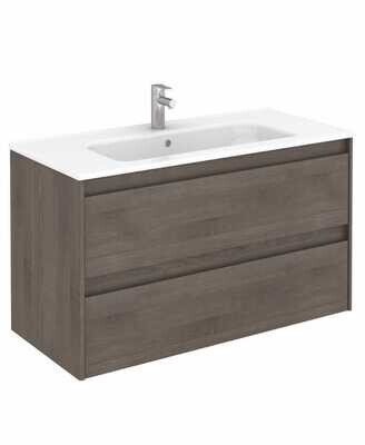 SONAS Dijon 100cm Samara Ash Wall Hung Vanity Unit
