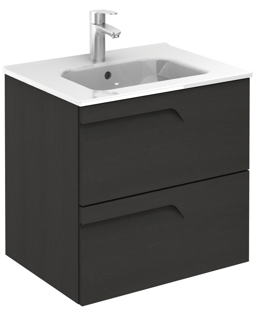 SONAS Brava 60cm Nature Grey Wall Hung Vanity Unit