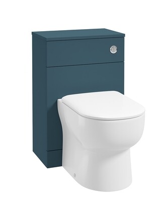SONAS SCANDINAVIAN Matt Ocean Blue Back To Wall WC Unit SONAS SCANDINAVIAN Matt Ocean Blue Back To Wall WC Unit