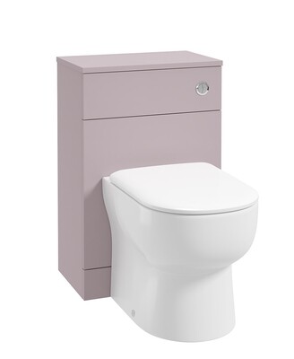 SONAS SCANDINAVIAN Matt Cashmere Pink Back To Wall WC Unit SONAS SCANDINAVIAN Matt Cashmere Pink Back To Wall WC Unit