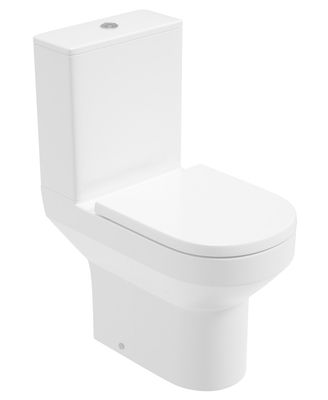 SONAS BASE Rimless Kit Open Back WC Standard Height &amp; Soft Close Seat