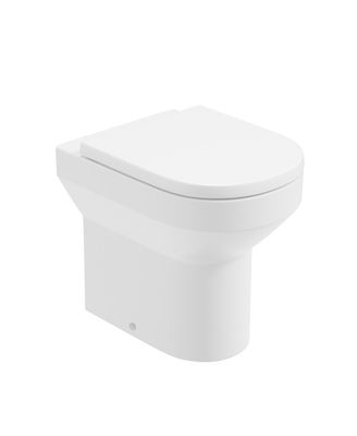 SONAS BASE Rimless Kit Back to Wall WC Comfort Height &amp; Soft Close Seat