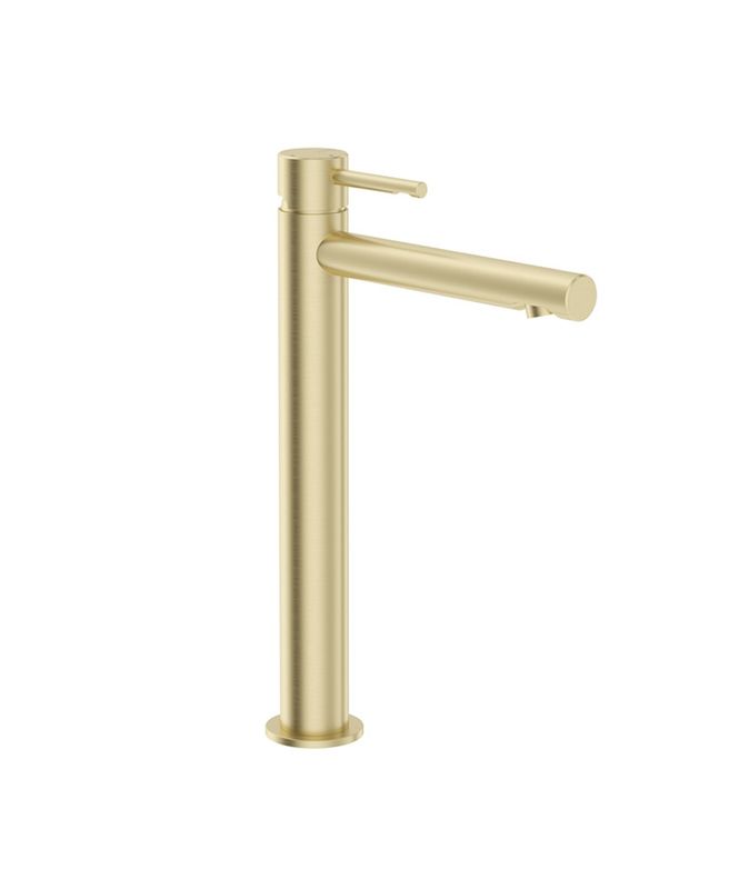 SONAS HAKK Freestanding Basin Mixer Brushed Gold