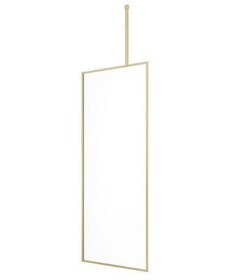 SONAS MIRAGE 900mm Brushed Gold Frame with Clear Glass