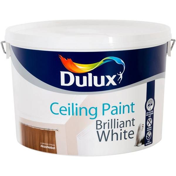 Dulux Ceiling Paint Pure Brilliant White 10L