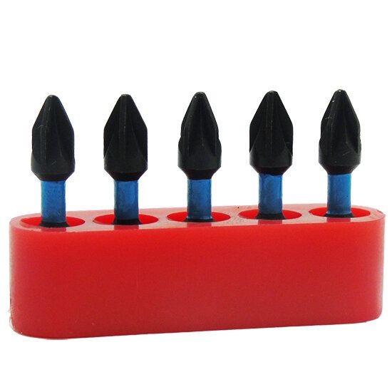5 pce Pozi No.1 Torsion Bit