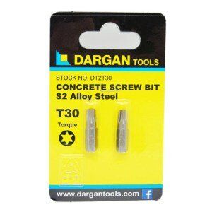 2 pce Concrete Screwdriver Bits