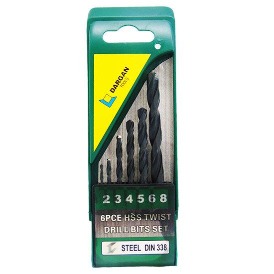 6pce Dargan HSS Drill Bit Set