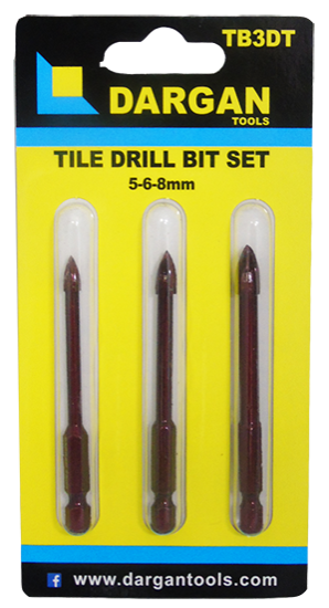 TILe Drill Bit Set 3pce
