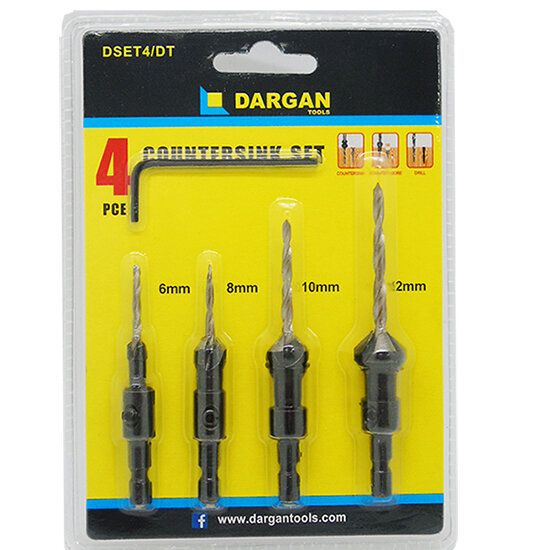 4 pce Counter Sink Bit Set (Box Qty 6)