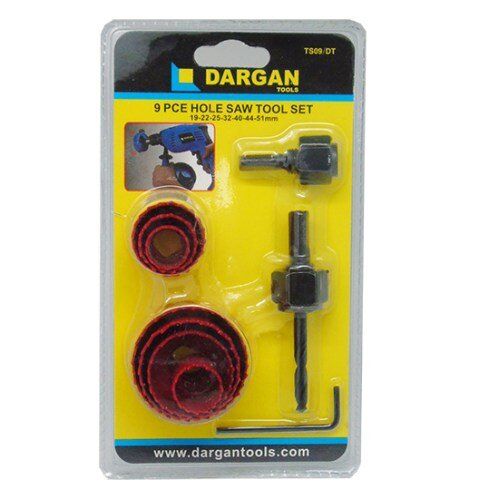 Dargan 9 pce Holesaw Set (Box Qty 6)