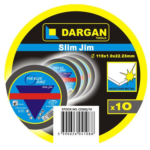 Slim Jim Steel Cutting Disc 4.5&quot; (Pack Qty 10)
