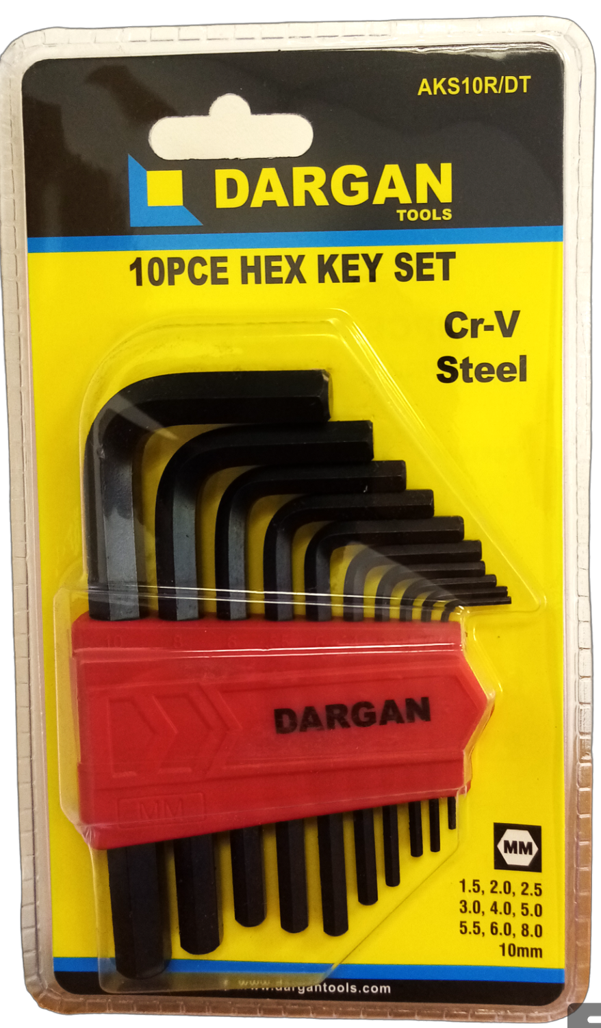 10 pce Allen Key Set Ring Box Qty 6