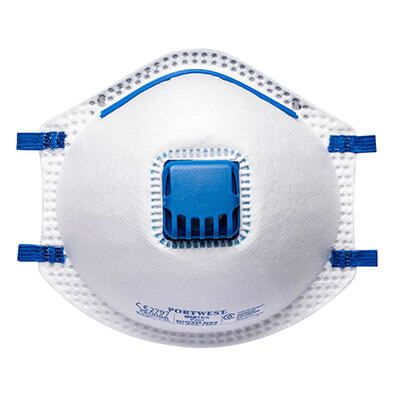 P201 - FFP2 Valved Respirator (Pk10) White