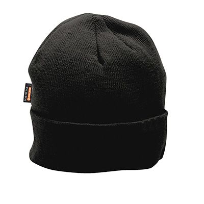 B013 - Insulated Knit Beanie Black