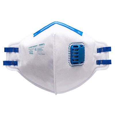 P251 - FFP2 Valved Fold Flat Respirator (Pk20) White