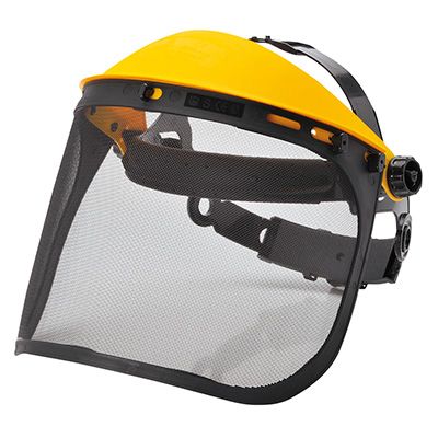 PW93 - Browguard with Mesh Visor Black