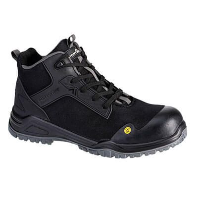 FE01 - Bevel Composite Mid Boot S3S ESD SR FO Black/Grey