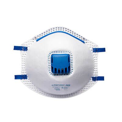 P209 - FFP2 Valved Respirator - Blister Pack(Pk3) White