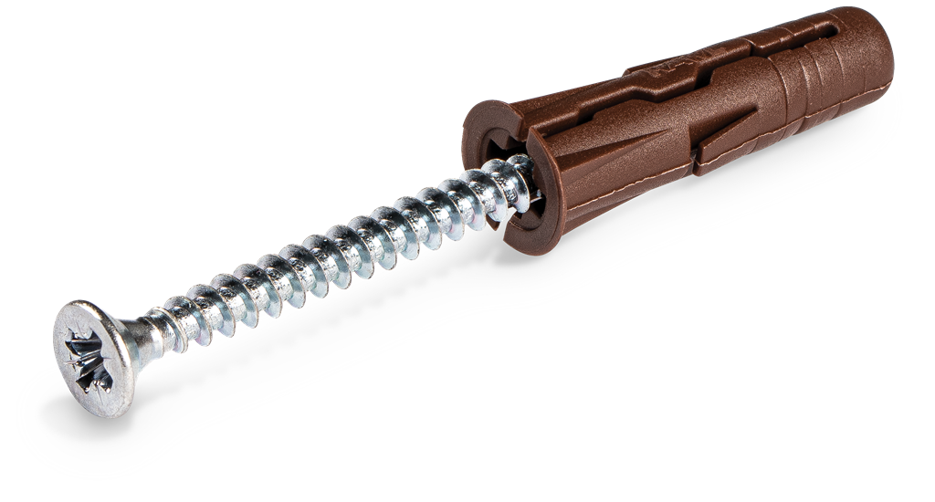 UNO UNIVERSAL PLUG WITH SCREWS [JAR OF 900]