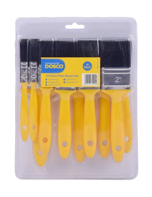 Paint Brush Set – 10 Piece