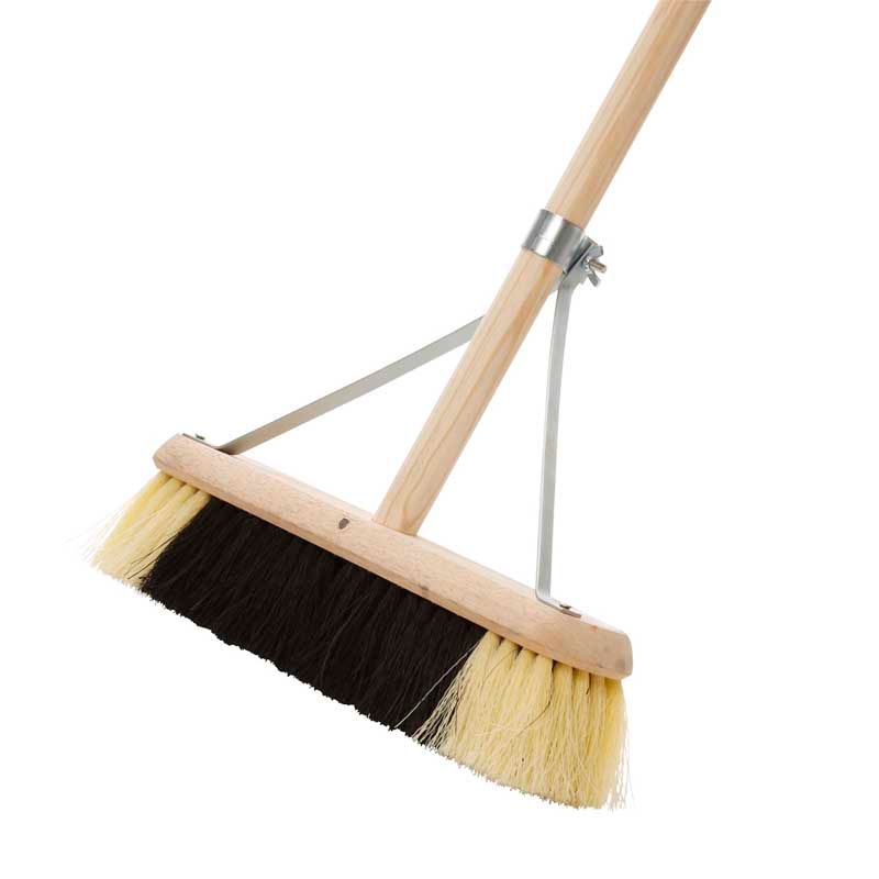 Black &amp; White Broom Handled &amp; Stays