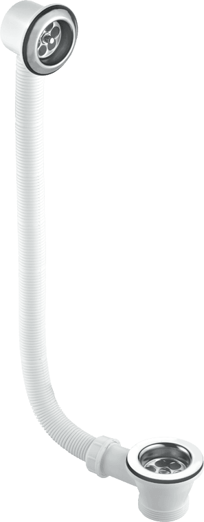 Bath Combined Waste and Overflow – SS Grating