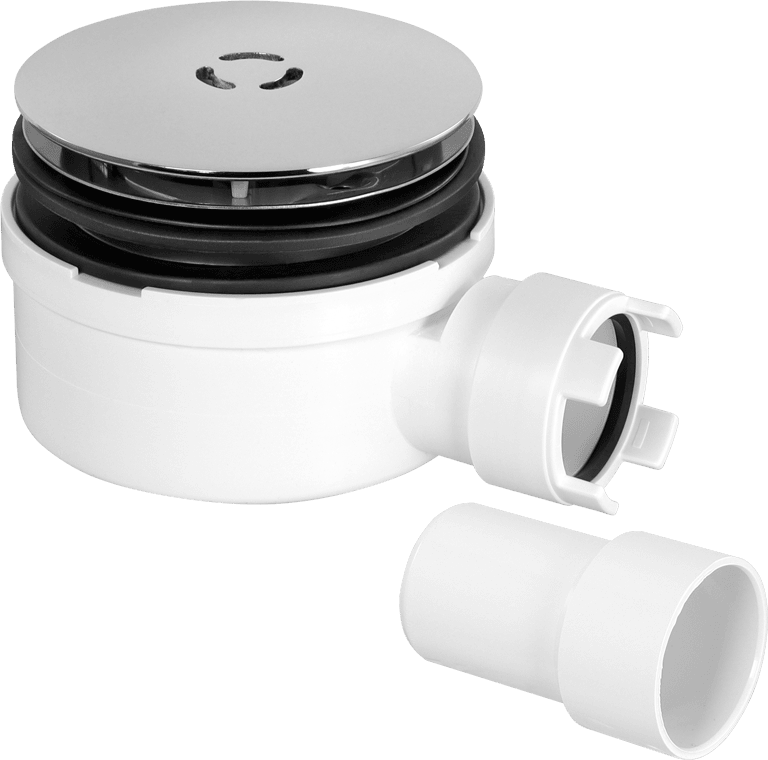 90mm Shallow Shower Trap – 53mm High