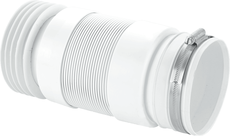 Straight Back to Wall Flexible WC Connector