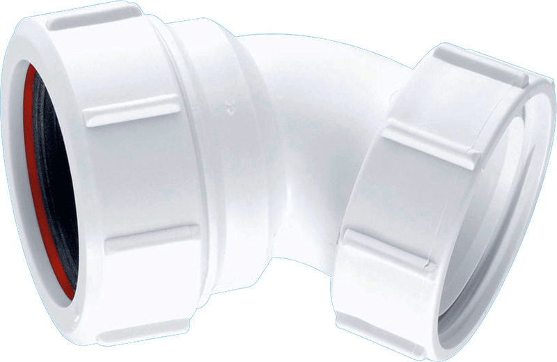 135° Universal Bend x BSP Coupling Nut